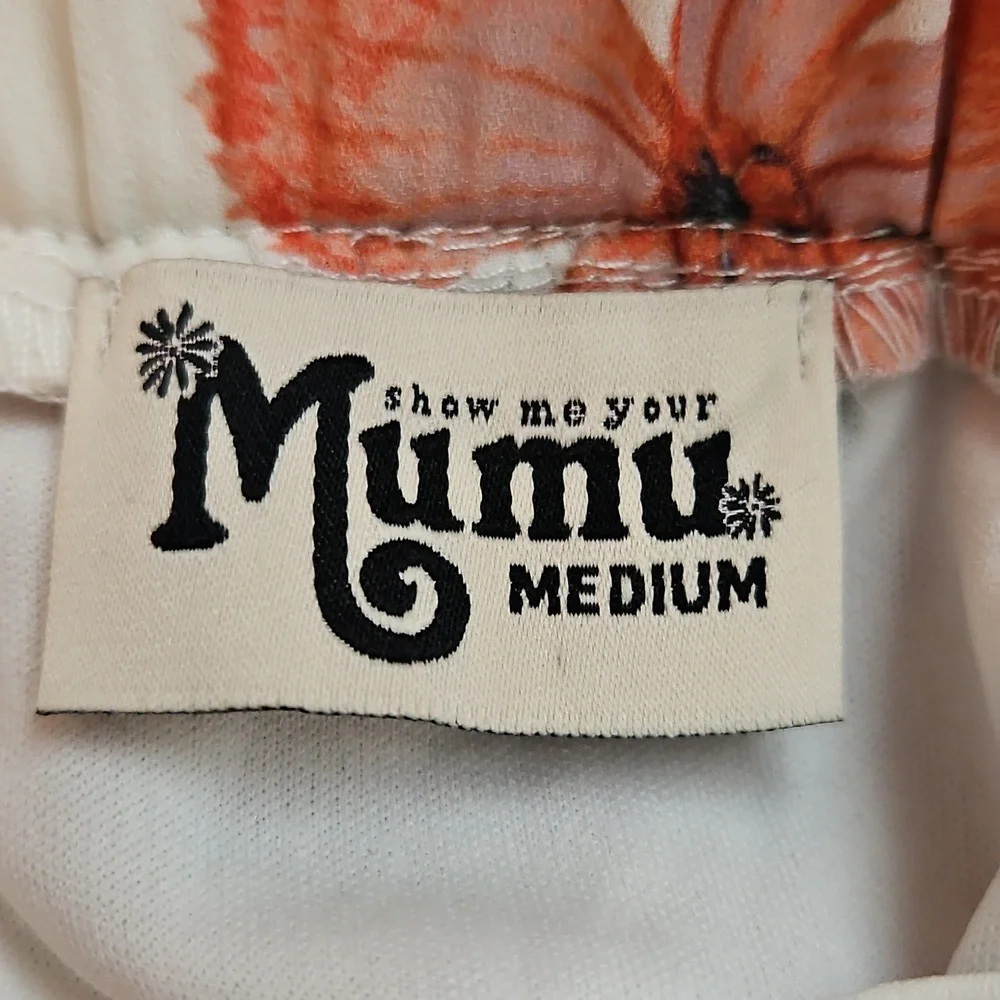 Show Me Your Mumu Floral A-Line Skirt Womens Medium Tropical Summer Retro Skater